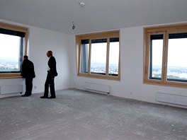 Výhled z jednoho z apartmán AZ Tower