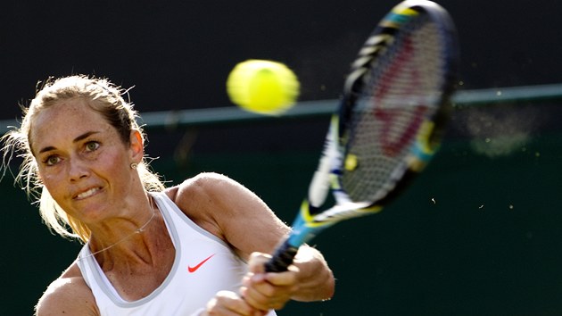 PRÁSK! eská tenistka Klára Zakopalová ve 3. kole Wimbledonu bojovala, pesto