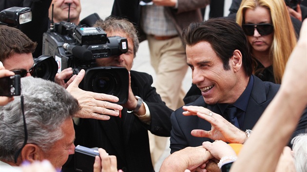 Herec John Travolta na zahájení 48. ročníku mezinárodního filmového festivalu v Karlových Varech (28. června 2013).