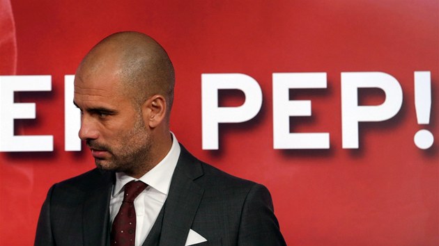 Trenr Pep Guardiola se pedstavil v Bayernu Mnichov.