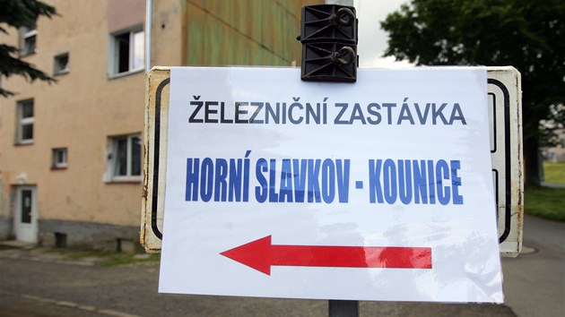 Slavnostn oteven obnoven sti eleznice v Hornm Slavkov.