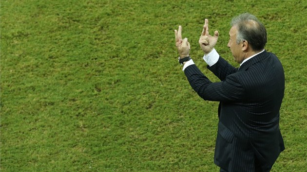 Alberto Zaccheroni, italsk trenr japonsk fotbalov reprezentace.