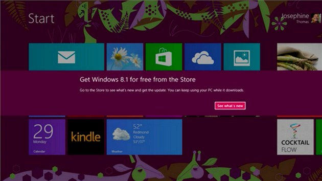 Nabdka na upgrade na Windows 8.1