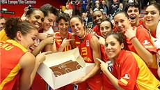 TĚŽKÝ SOUPEŘ.  Španělské basketbalistky vyhrály bez porážky svojí skupinu.