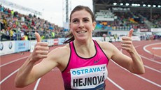 Vítzka v bhu na 400 m pekáek Zuzana Hejnová. 