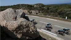 Cyklisté týmu Sky se pipravují na Tour de France.