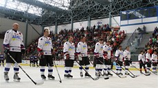 Slovácká benefice hokejových hv�zd - výb�r �eského týmu.