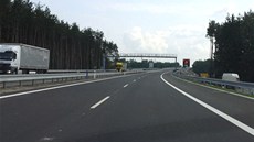 Nově otevřený úsek dálnice D3