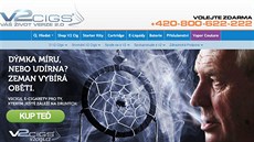 Reklama na elektronické cigarety s prezidentem Milo�em Zemanem.