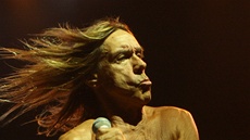 Punk rockový americký zp�vák Iggy Pop.
