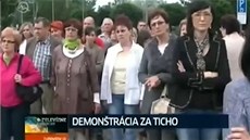 Demonstrace za ticho
