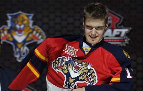  Aleksander Barkov bhem draftu 2013