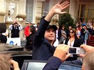 John Travolta opustil 48. roník Mezinárodního filmového festivalu Karlovy Vary...