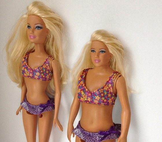 Umělec vytvořil Barbie s normálními proporcemi, byla by lepším vzorem -  iDNES.cz