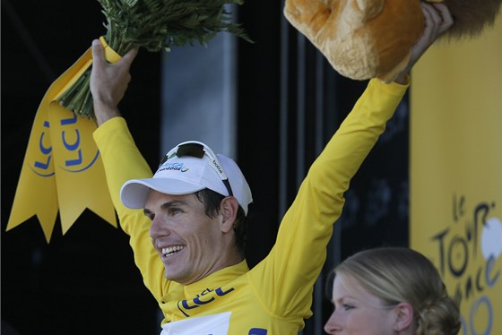 Jihoafričan Daryl Impey, nový lídr průběžného pořadí Tour de France.