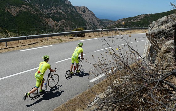 MEZI SKALAMI. Trasa Tour de France umouje vyniknout nejen nadencm, ale i