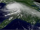 Satelitní snímek hurikánu Katrina z 29. srpna 2005. Amerití klimatologové
