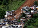 Sesuvy pdy zpsobené klimatickými zmnami v brazilském Nova Friburgo (16.