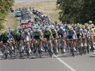 Peloton cyklistické Tour de France v prbhu 6. etapy.