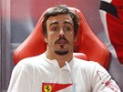 Fernando Alonso se chystá na trénink ped Velkou cenou Nmecka.