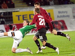 Fotbalové utkání AC Sparta Praha - FK Baumit Jablonec (24. listopadu 2008)