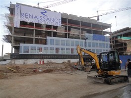 Projekt Comcity staví turecká spolenost Renaissance Construction. Turci tak v...