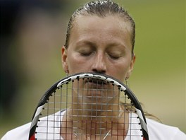 NELO TO. Petra Kvitová skonila ve Wimbledonu ve tvrtfinále po prohe s...