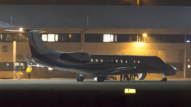 Letadlo, kterým radikální duchovní Abú Katada odletěl do Jordánska (7. července 2013)