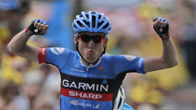 Irsk cyklista Daniel Martin vyhrl devtou etapu zvodu Tour de France.