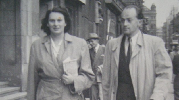 tefnie Lorndov s manelem v 50. letech.