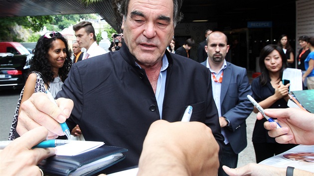 Reisr Oliver Stone v Karlovch Varech