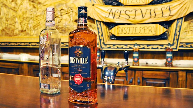 Slovensk whisky Nestville z obce Hniezdn na Spii pod Tatrami.