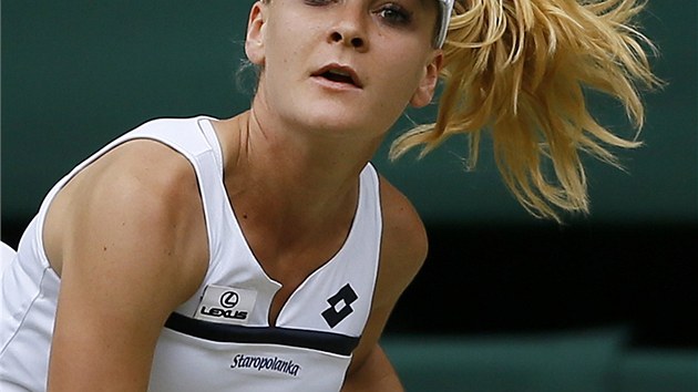 PO PODN. Polsk tenistka Agnieszka Radwask v semifinle Wimbledonu.