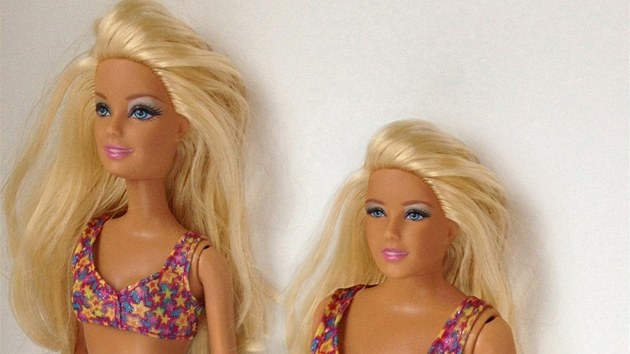 Barbie a jej verze s prmrnmi proporcemi devatenctilet Amerianky.
