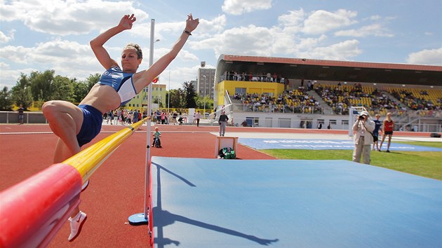 Oteven novho atletickho stadionu v Plzni na Skvranech. 