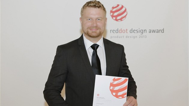 Ladislav koda na pedvn cen Red Dot Design Award.