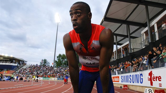Americký sprinter Tyson Gay se v Lausanne blýskl  ruhým nejlep�ím �asem oku