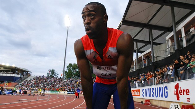 Americký sprinter Tyson Gay se v Lausanne blýskl  ruhým nejlepím asem oku