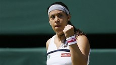 ALLEZ! Francouzská tenistka Marion Bartoliová se raduje ve finále Wimbledonu.