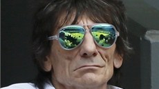 ROCKOVÁ HVZDA. Na wimbledonské finále vyrazil i Ron Wood, kytarista kapely...