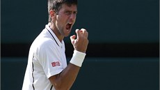 ANO! Novak Djokovi postoupil do finále Wimbledonu.