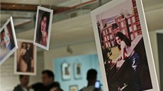 Z výstavy Amy Winehouse: Rodinný portrét (idovské muzeum v Londýn)