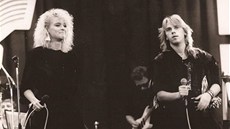 Iveta Bartoová a Michal Penk v dob, kdy spolu ili (80. léta)