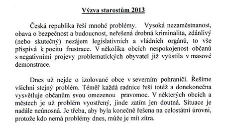 Vzva starostm 2013