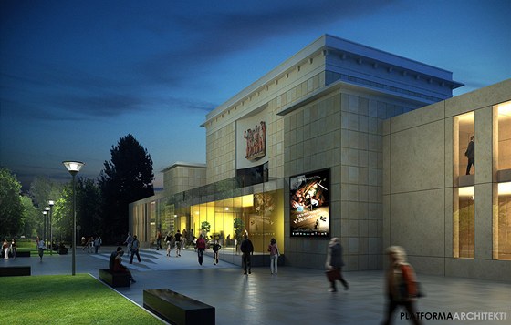 Takto by měl vypadat Kulturní dům Poklad po velké přestavbě, která začala na...