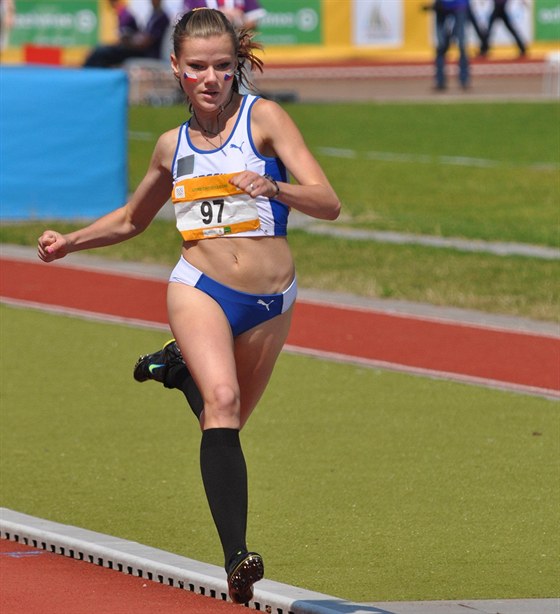Nadjná sprinterka Kateina Vávrová.