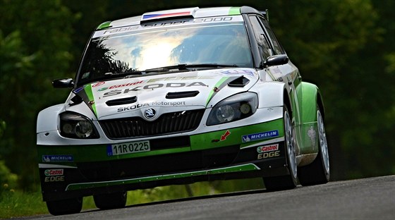 Jan Kopecký na Rallye Bohemia.