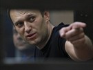 Ruský opoziní aktivista Alexej Navalnyj po doasném proputní z vzení (19....