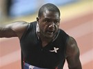 Americk sprinter Justin Gatlin vyhrl stovku na mtinku Diamantov ligy v