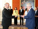 Prezident Miloš Zeman jmenoval novou vládu premiéra Jiřího Rusnoka. Ministrem